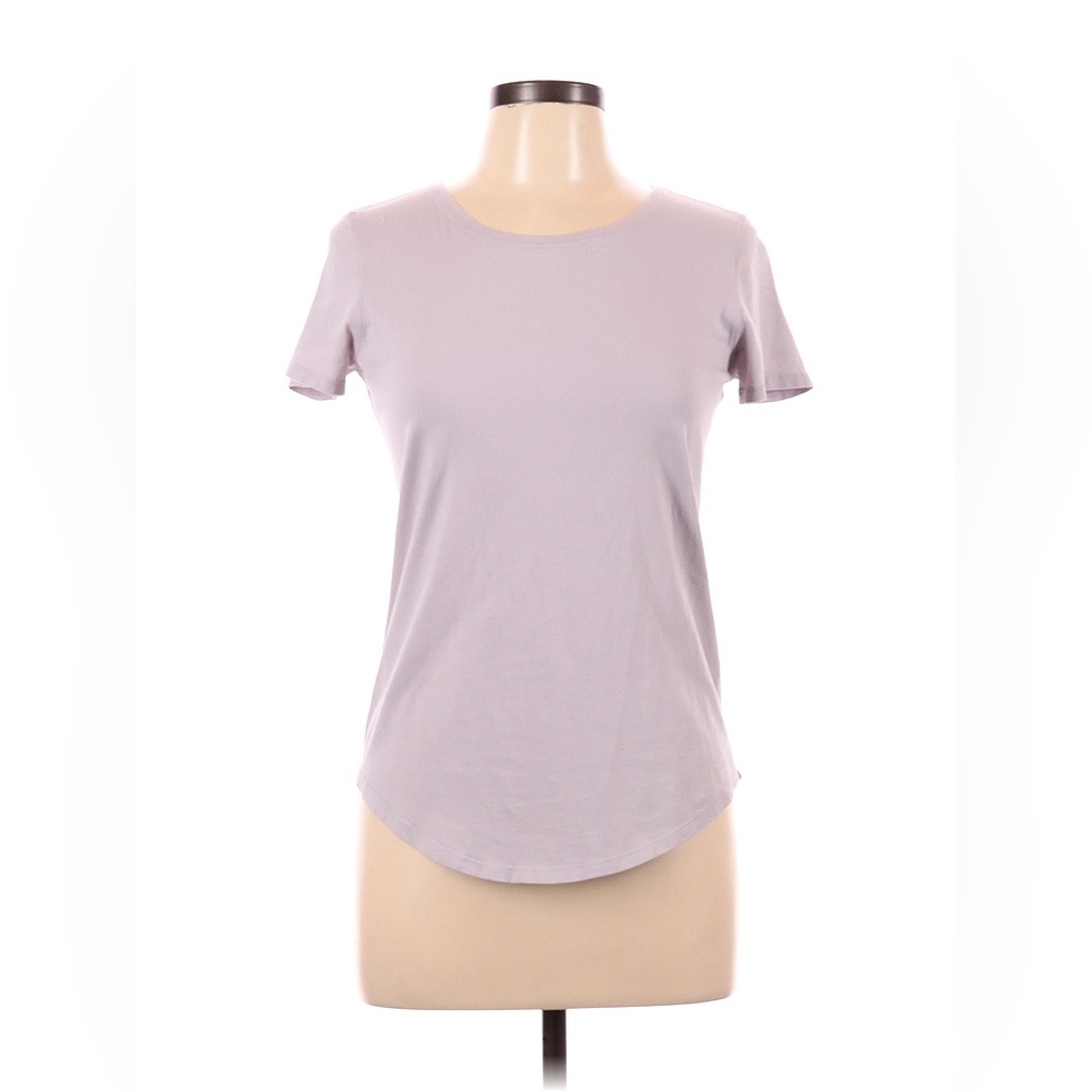 Lululemon Athletica Purple Fitted Short Sleeve T-Shirt